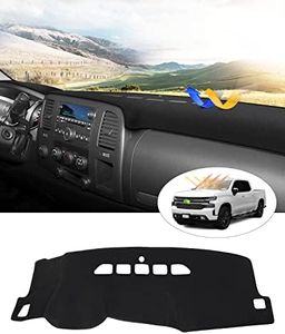 Cartist Dash Cover Custom Fit for Chevy Chevrolet Silverado/GMC Sierra 1500 2500HD 3500HD 2007-2013 Accessories Dashboard Cover Mat Non-Slip Pad Carpet