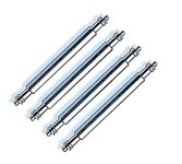 AROA 8mm 10mm 12mm 14mm 16mm 18mm 20mm 22mm 24mm 26mm 28mm 30mm Spring Bars Pins, Stainless Steel Watch Band Replacement Link Pins Diameter 1.5mm Adjustable Spring Bars Pack of 4 (20mm)