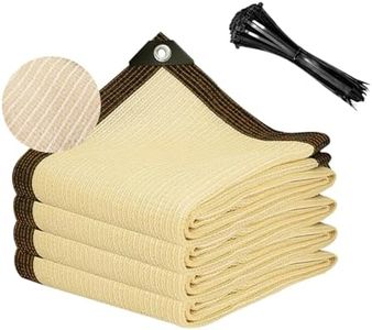 Shade Cloth for Garden 10x13ft, 70% Sunblock Mesh Tarp & Outdoor Sun Shade with Grommets, Sun Shade Outdoor Cover, Plant Covers Freeze Protection for Greenhouse, Kennel, Lawn, Patio