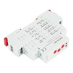 Multifunctional Delay Time Relay, DIN Rail Mounted Small Time Relay AC/DC 12V~240V, Delay On Time Relay,GRT8-M1 Multifunctional Delay Time Relay with 10 Functions