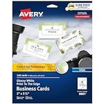 Avery Glossy Business Cards with Su