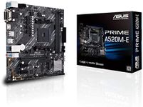 Asus Prime A520M-E AMD A520 (Ryzen AM4) Micro ATX Motherboard with M.2 Slot, 1 Gb Ethernet, HDMI/DVI/D-Sub, SATA 6 Gbps, USB 3.2 Gen 2 Type-A