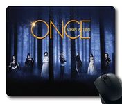 Custom Gaming Mouse Pad with Wallpaper Once Upon A Time Drama Poster Non-Slip Neoprene Rubber Standard Size 9 Inch(220mm) X 7 Inch(180mm) X 1/8 Inch(3mm) Desktop Mousepad Laptop Mousepads Comfortable Computer Mouse Mat