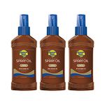 Banana Boat Deep Tanning Oil Spray with Carrot and Banana Extracts - 8 Ounce (Pack of 3)