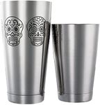 Barfly Skull Cocktail Shaker Tin Se