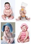 Craft Qila Paper Cute Smiling Baby Poster For Pregnant Women Room Decor (12 X 18-Inch) Set Of 4