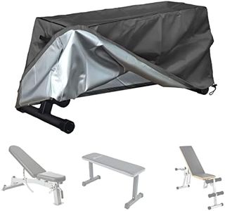 MBOOM Weight Bench Cover, Waterproof and Dustproof, Thick Oxford, with Bottom Drawstring, Handles and Vents, Indoor/Outdoor Sit-up Board Cover for Protection from Pets, 50“X 16”x 21”