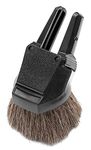 2-in-1 universal vacuum cleaner brush made of natural hair, efficient and gentle cleaning for numerous surfaces, compatible with AEG Electrolux, Philips, Dirt Devil, Rowenta, LG, central vacuum