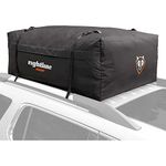 Rightline Gear Range 3 Weatherproof Rooftop Cargo Carrier for Top of Vehicle, Attaches with or Without Roof Rack, 18 Cubic Feet, Black