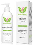 Amara Organics Vitamin C Body Lotion 15% with Shea Butter & Jojoba Oil, 8 fl. oz.