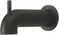 Olympia Faucets OP-640063 Extended Combo Diverter Tub Spout (Matte Black)