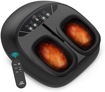 Snailax Shiatsu Foot Massager with Heat, Remote Control, Electric Foot Massager Machine with Deep Kneading, Compression, Vibration Foot Warmer, Gifts for Men Women Mom Dad