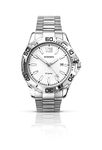 Sekonda Men's Quartz Watch with White Dial Analogue Display and Silver Stainless Steel Bracelet 1169.27