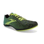 Brooks Mach 19 Spikeless Cross Country Running Spikes - Green - UK 6