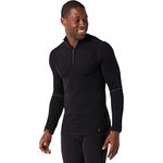 Smartwool Men's Intraknit Thermal Max Merino Wool Base Layer — Quarter Zip (Slim Fit), Black, X-Large