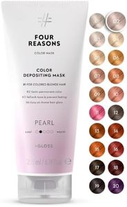 Color Mask Pearl Blonde Toning Treatment - 27-Color, Color-Deposit Conditioner for Color-Treated Hair - Vegan, Cruelty-Free, 6.76 fl oz