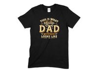 Men's Father's Day T-Shirt, Funny Dad Gift, Amazing Dad Quote, Casual Tee, Comfortable Cotton Shirt, Unique Dad Birthday Present (Small, Black)