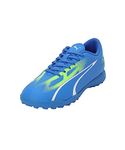 Puma Unisex-Kid Ultra Play TT Jr Ultra Blue-White-Pro Green Football Shoe - 3 UK (10753303)