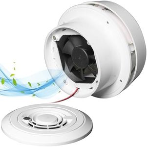 HWHongRV RV Exhaust Fan 12V, Roof Vent Fan 60CFM RV Roof Ventilation, ABS Caravan Ceiling Exhaust Fan for Marine Boat, Yacht, Trailer, Motorhome