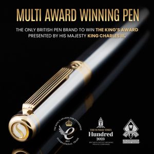 Scriveiner Silver Chrome Rollerball Pen – Luxury Writing Instrument