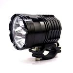 Pivalo PVAF6LP1 6 LED CREE SMD Projector Auxiliary Fog Lamp Spot Flood Beam Worklight for Cars Motorcycle and Bikes (18W, White Light, 1 PC)