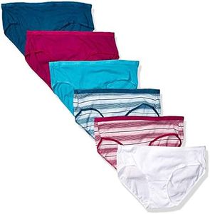 Hanes Women's Signature Breathe Cotton Hipster 6-Pack, Assorted Colors, 2X Large (9)