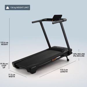 NordicTrack T Series 5 Treadmill – Folding Electric Running Machine