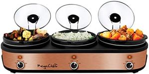 Megachef Triple 2.5 Quart Slow Cook