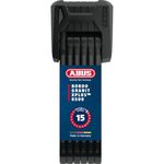 ABUS Bordo Granit XPlus 6500/85 ST folding lock with lock pouch - Hardened steel bike lock - security level 15 - 85 cm - Black