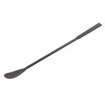 EISCO Spatula Spoon, 9" - Teflon Coated Stainless Steel - Non-Stick, Chemical Resistant - One 0.3" Flat End, One 0.5" Scoop End