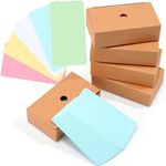 Sepamoon 500 Pcs Blank Business Cards Cardstock 2" x 3.5" Blank Business Cards Small Note Cards Mini Message Cards Paper Learning Card Blank DIY Gift Tags Card (Colorful)