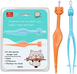2 paquets de nettoyants pour le nez de bébé, pinces à épiler pour bébé douces et sûres, cérumen, particulièrement doux et doux pour le nez du bébé, plus efficaces que les aspirateurs nasaux
