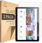 [2-PACK]-Mr Shield For Huawei MediaPad T3 10 Inch / 9.6 Inch [Tempered Glass] Screen Protector [0.3mm Ultra Thin 9H Hardness 2.5D Round Edge] with Lifetime Replacement Warranty