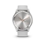 Garmin vívomove® Trend, Stylish Hybrid Smartwatch, Long-Lasting Battery Life, Dynamic Watch Hands and Touchscreen Display, Mist Gray