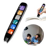 Gotrain Scan Translator Pen, Online 142 Language Scan Reader Pen Reading Pen with 3.71inch Touchscreen, Real Time Scan Reader Pen for Dyslexia, Offline 10 Languages Scanning Translation