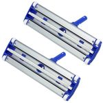 PooLKiT Swimming Pool Vacuum Head 18 Inch, Heavy Duty Aluminium Vacuum Head for Swimming Pool, All Type of Pool Floor Cleaner, 18" Aluminium Cleaning Brush with EZ Clips (Pack of 2 Pcs.)