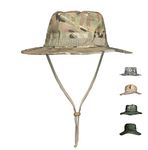 RhinoKraft Military Tactical Boonie Hats for Men Women for Camping, Outdoor Adventure, Safari, Travelling ! UPF 50+ UV Protection Wide Brim