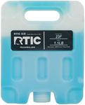 RTIC Refreezable Reusable Cooler Ice Packs Cold Ice Chest Pack Long-Lasting with Break-Resistant Design, for Food and Drink, Perfect for Travel and Storage, Small (2 Pack)