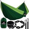 MalloMe Camping Hammock with Straps - Portable Outdoor Hammock for Adults, Kids - Single Hamac - 1 Person Hammocks - Tree Hamac Swing with Accessories - Hamock Tent for Travel - Hammocks for Outside