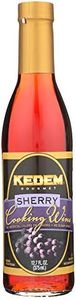 Kedem Gourmet Sherry Cooking Wine 12.7oz Bottle, No Artificial Colors of Flavors, Gluten Free, No Sugar Added, Certified Kosher