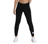 PUMA Women's Ess Logo Leggings Tights, Puma Black, S UK