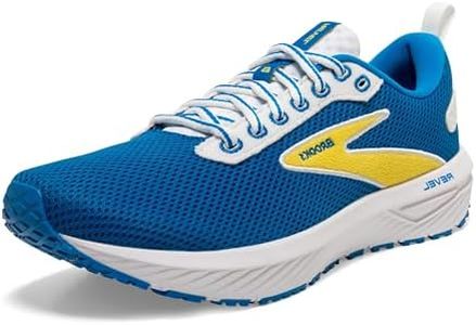 Brooks Men s Revel 6 Neutral Running Shoe, Blue/Yellow, 10.5