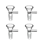 vonesiy 4 pcs Lab Short Stem Funnels, Laboratory Funnel，14mm Lab Short Stem Funnels - Set of 4 for Precise Filtration and Transfers (14 mm)