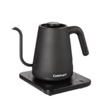Cuisinart Digital Goose Neck Kettle, Precision Gooseneck Spout, 1L, 1200W for Quick Heat Up, Black (GK-1C)