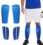 Soccer Shin Guards, Kids Youth Shin Pads and Shin Guard Sleeves for Boys and Girls for Football Games, EVA Cushion Protection Reduce Shocks and Injuries, Lightweight Soccer Equipment