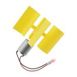 Create idea Standard DC Wind Turbine Electricity Generator Physical Principle Experiment Miniature Fan Accessories for DIY Project Plastic