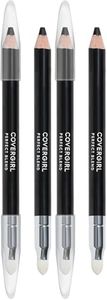 COVERGIRL Perfect Blend Eyeliner Pencil Basic Black, .03 oz (I0013949) (Pack of 2)