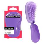 The Detangler On the Go Travel Detangling Hair Brush, Purple