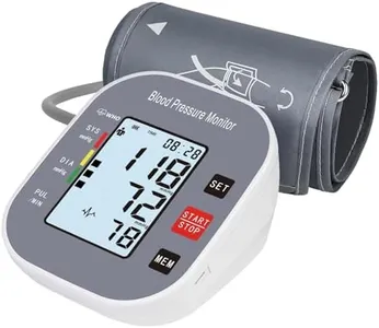 Blood Pressure Monitors for Home Use, Blood Pressure Machine Upper Arm with Large Wide Cuff Automatic Digital BP Machine LCD Screen BSX583 (Dark Grey)