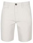 Sth. Shore Men's 100% Cotton Twill Chino Shorts - Vapor Grey - S